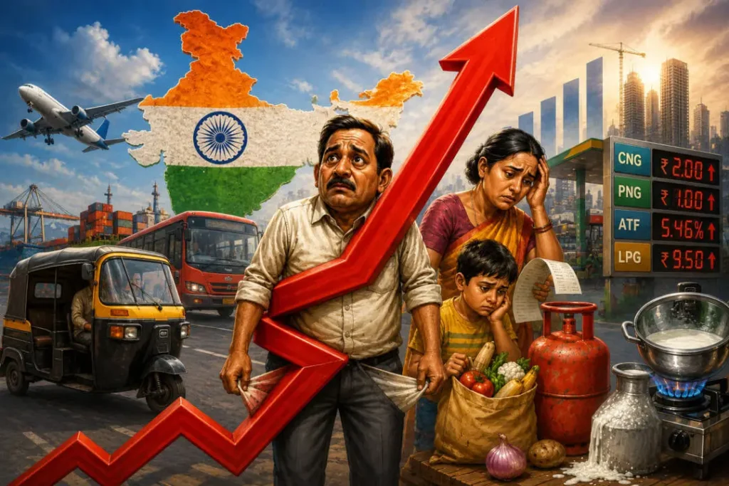 Rising inflation in India putting pressure on common man's household budget