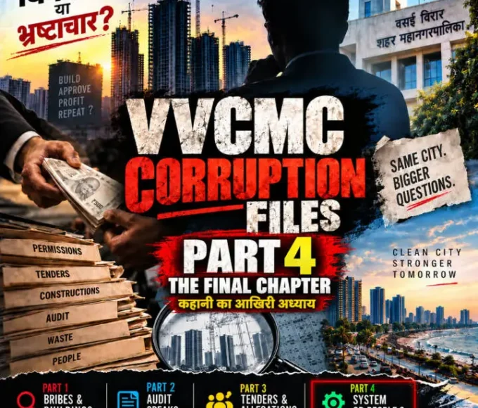 VVCMC Corruption Files Part 4 में भ्रष्टाचार और प्रशासनिक जवाबदेही पर सवाल