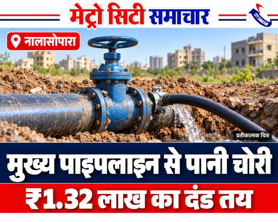नालासोपारा में पानी चोरी की खबर के लिए प्रतीकात्मक चित्र